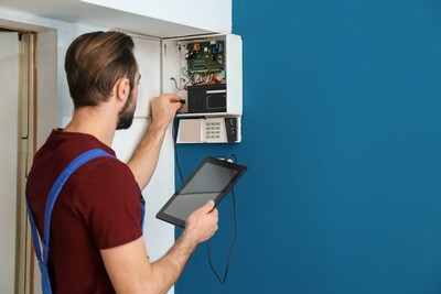 Chantier de électricité et sécurité