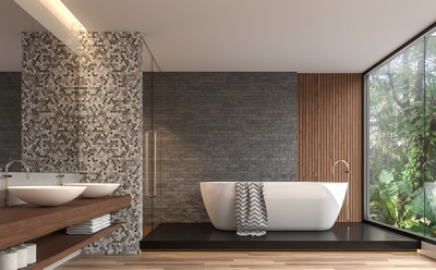 Chantier de salle de bain