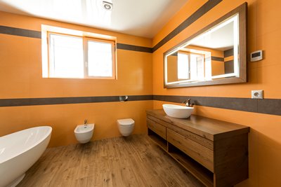 Chantier de salle de bain