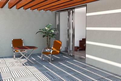 Chantier de carrelage