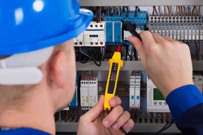 Chantier de un diagnostic électrique