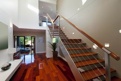 Chantier de pour l'installation d'un escalier