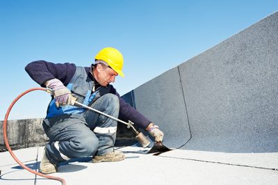 Chantier de toiture et couverture