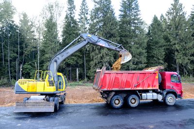 Chantier de terrasse et extérieur