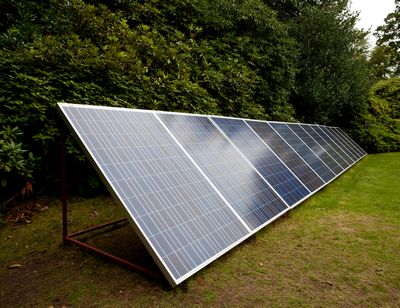 Chantier de énergie solaire