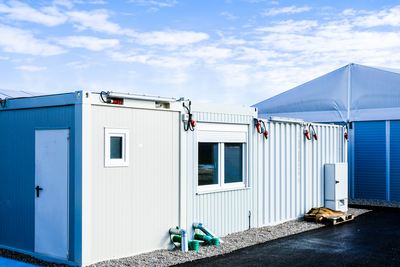 Chantier de une maison container