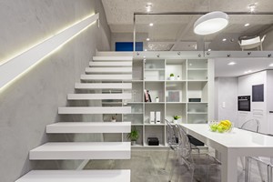 Chantier de aménagement d'une mezzanine