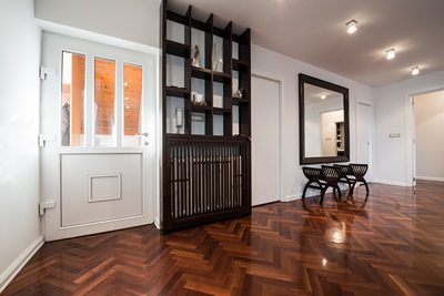 Chantier de parquet