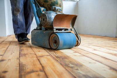 Chantier de parquet