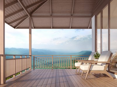 Chantier de terrasse et extérieur