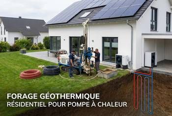 Prix d'un forage géothermique — guide travaux RenoMigo Prix d'un forage géothermique : conseils, prix et travaux