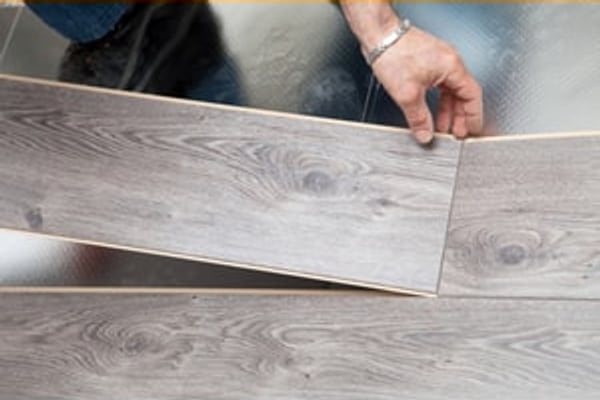 Chantier de parquet