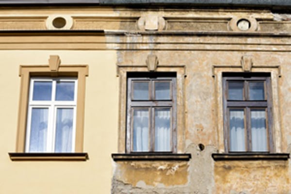 Chantier de façade et ravalement