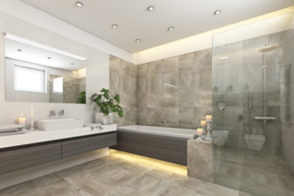 Chantier de salle de bain