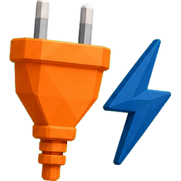 Picto 3D de prise électrique pour demander des devis d’électricité