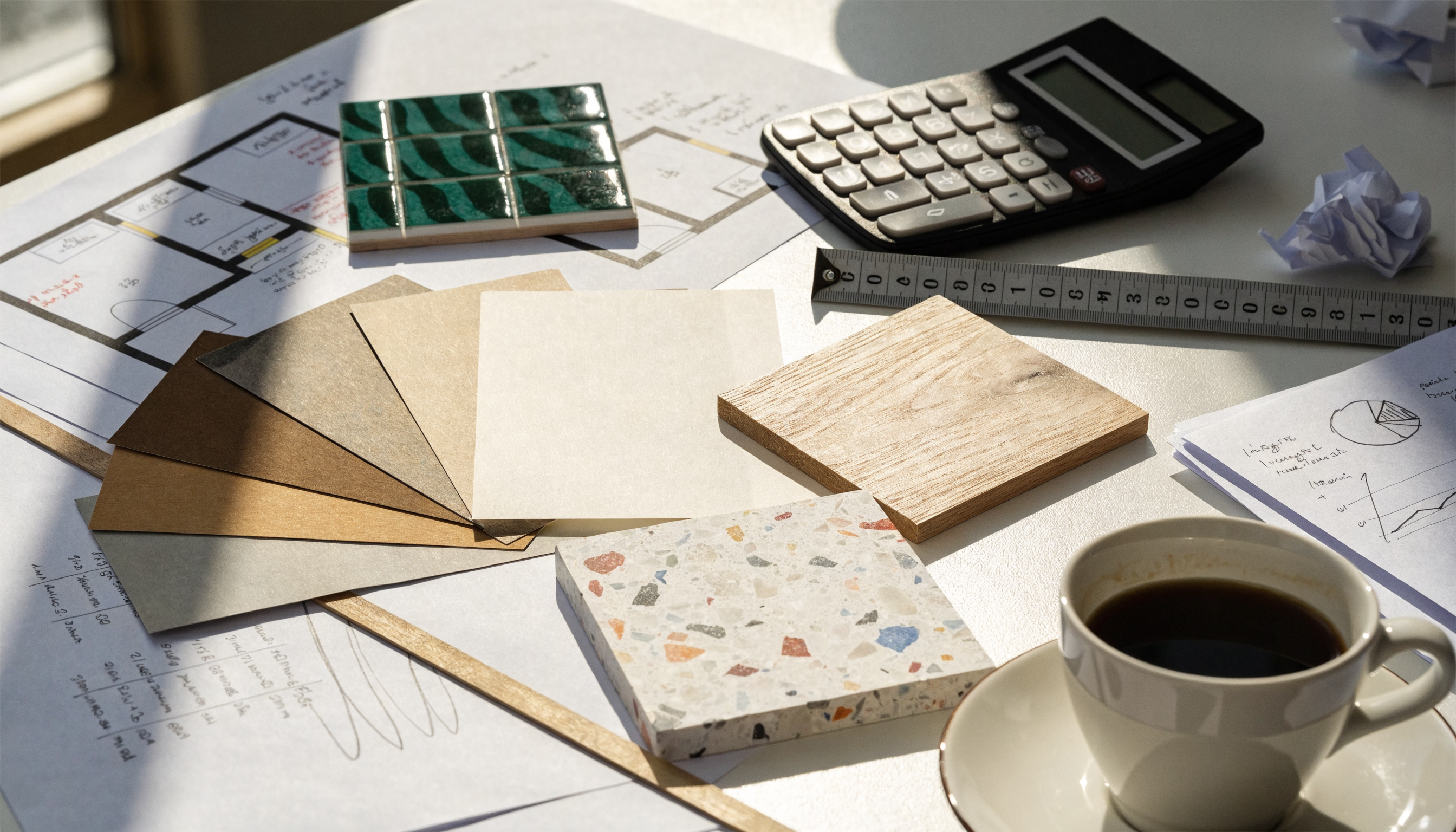 Preparer un projet avant de demander des devis travaux Plans, echantillons et budget de travaux prepares pour comparer les offres d artisans.